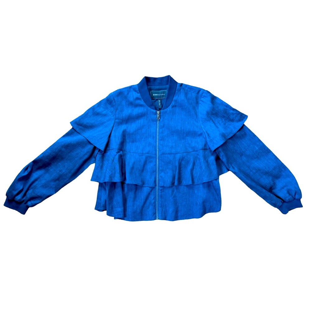 BCBG MAX AXRIA LAYERED JACKET